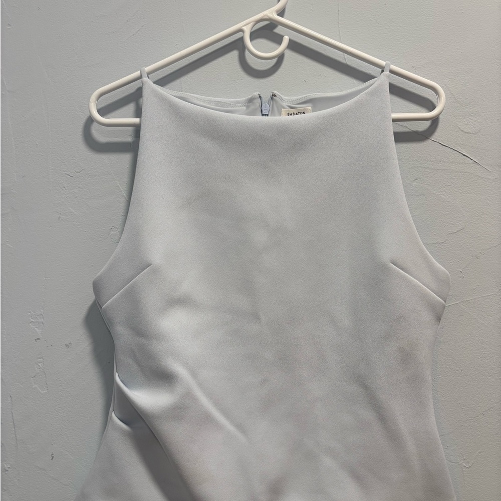 Babaton Light Blue Boatneck Top